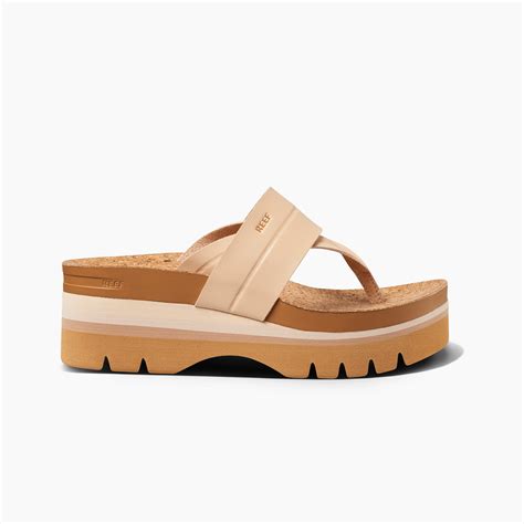 ladies reef platform sandals